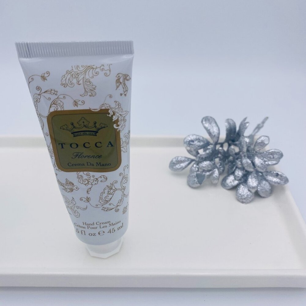 TOCCA Florence Hand Cream Classic Floral Bergamot Gardenia-Travel 45ml,1.5oz-NEW - Picture 2 of 11